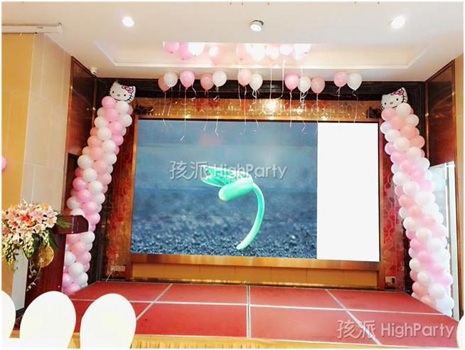 百日宴hellokitty,hellokitty生日宴布置