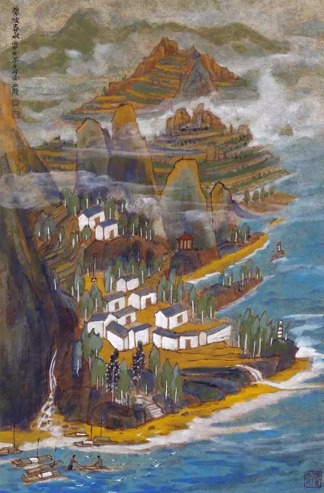 浓浓山水情,中国最美山水风景国画