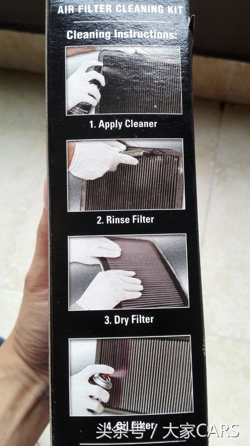 kn风格过滤效果,kn高流量空气滤芯清洗教学