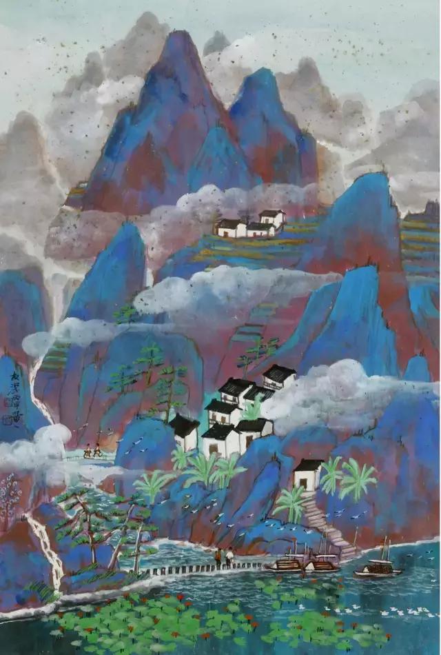 浓浓山水情,中国最美山水风景国画