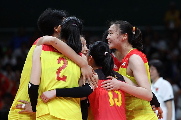 中国男足中国女排,中国女排与男足