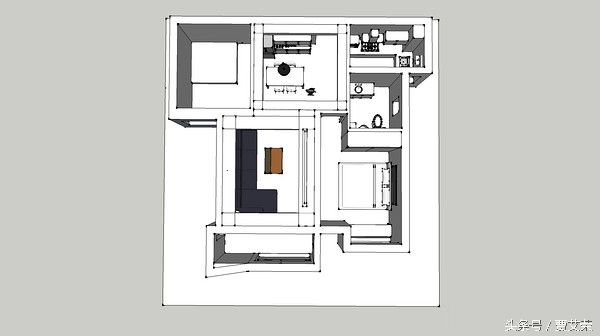 大平米装修独立设计师避坑,小户型装修设计小窝50平效果图