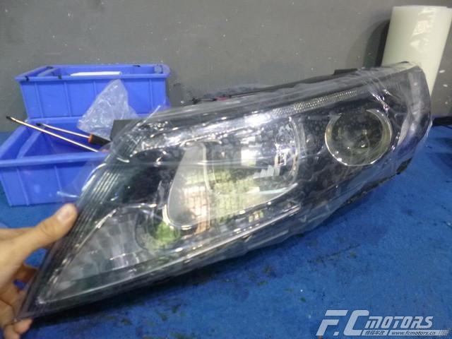 起亚k5海拉大灯总成,k5起亚车灯升级