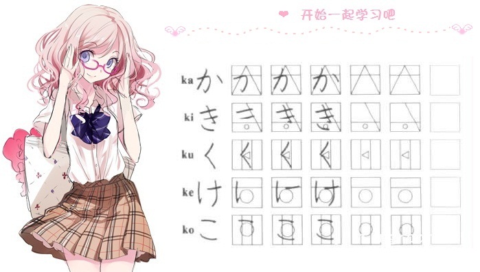 从零学日语教学视频,从零开始学的日语五十音图
