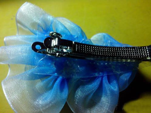 丝带蝴蝶结发卡视频教程,蝴蝶结发卡透明丝带手工制作