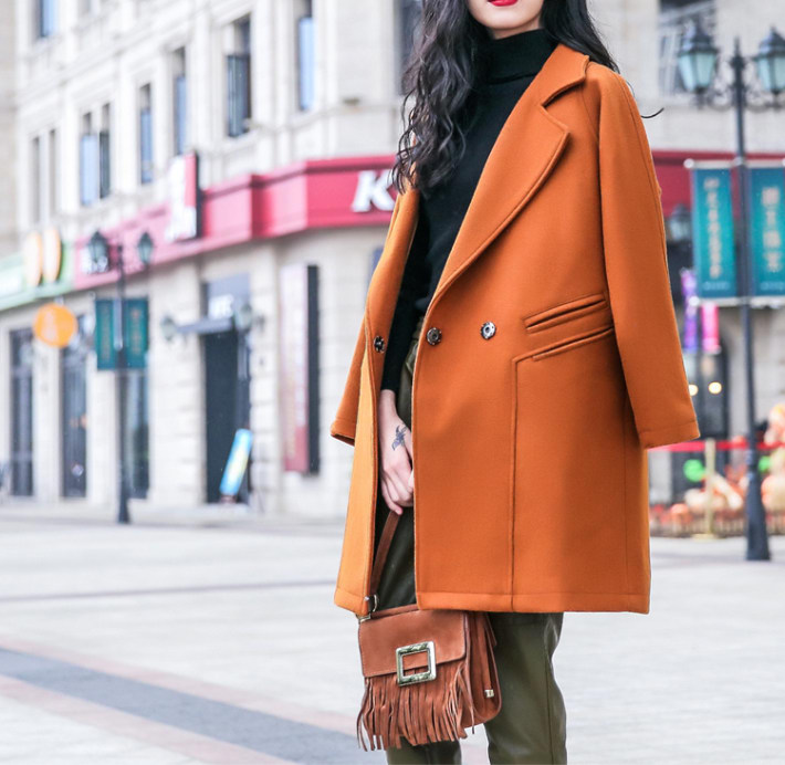 高级警监冬季毛呢大衣 (冬季可爱呢子大衣推荐)