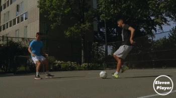 1vs1变向射门,足球技巧过人1对1