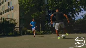 1vs1变向射门,足球技巧过人1对1