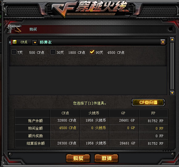 不充钱你怎么能变强,cf年套拉满需要多少钱