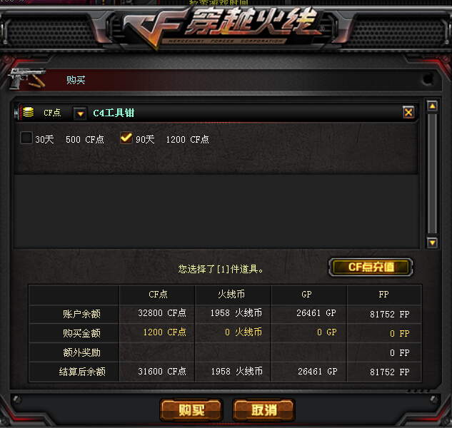 不充钱你怎么能变强,cf年套拉满需要多少钱