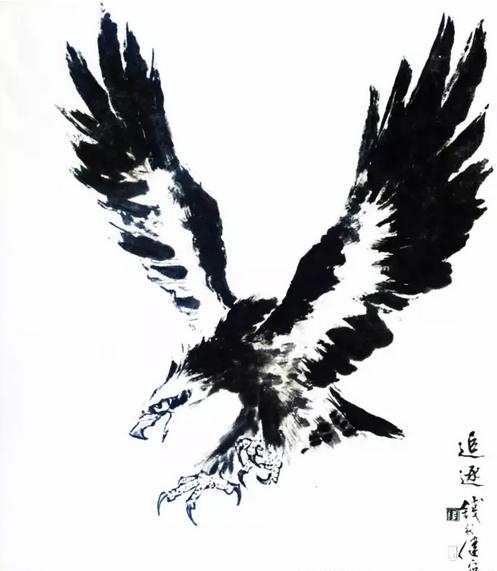 国画之鹰作品大全大图,国画大写意鹰图片大全