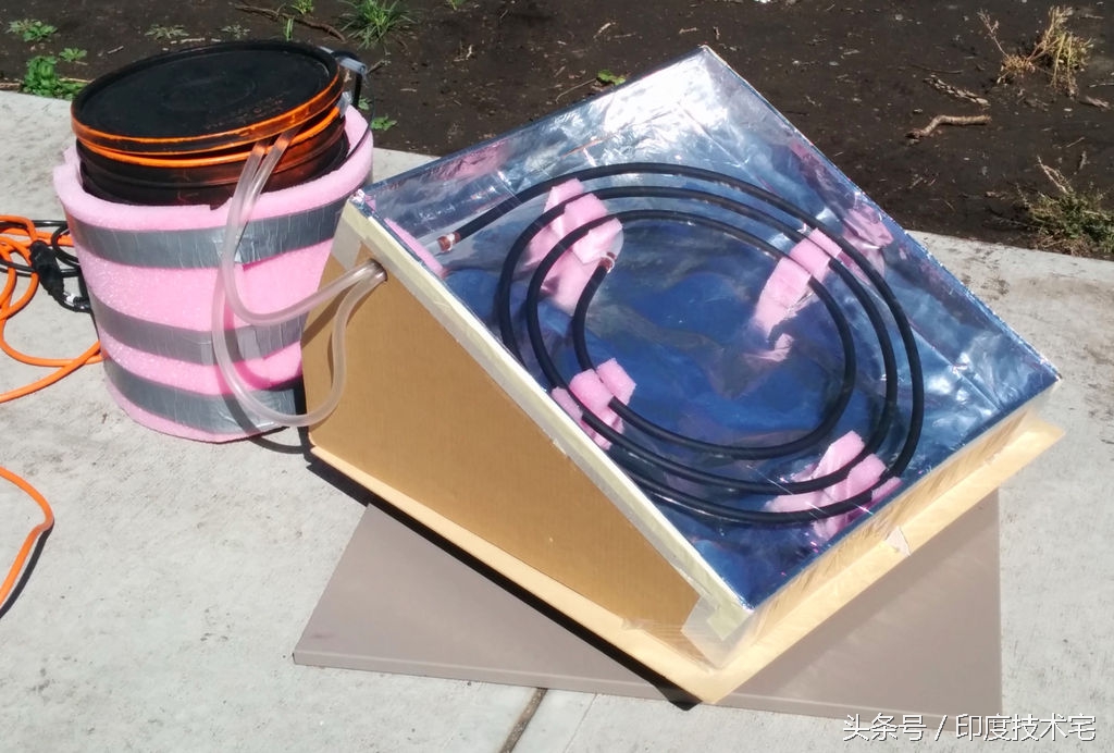 自制太阳能热水器小学生,如何自制太阳能热水器