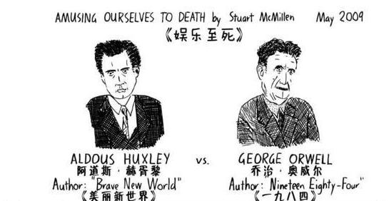 1984和美丽新世界对比的漫画,1984和美丽新世界的区别