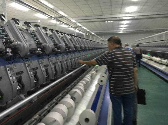 技术专家探访*疆新**富丽震纶看未来全球最大再生纤维素纤维纱线生产基地