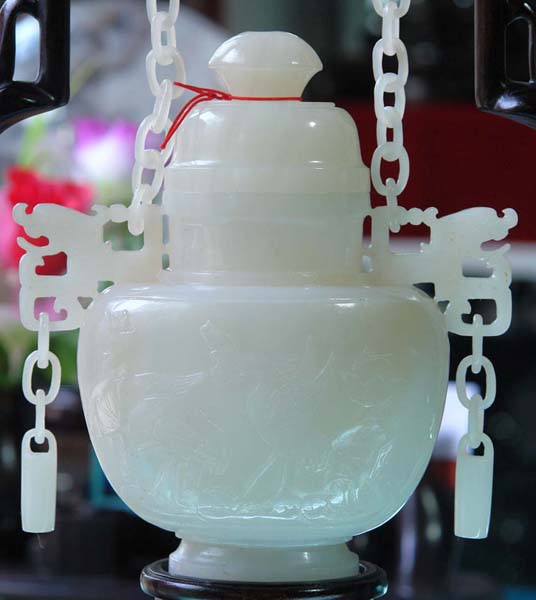 中国独特的玉文化,传统玉雕技艺作品