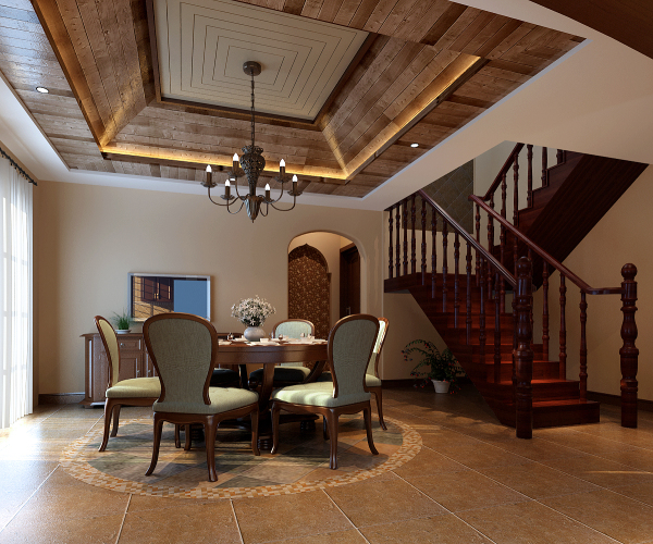 现代轻奢地中海风格,美式复古田园地中海风格装修