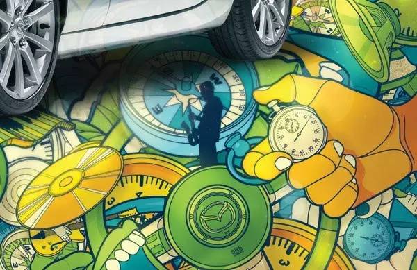 斑斓创意插画,灵动插画