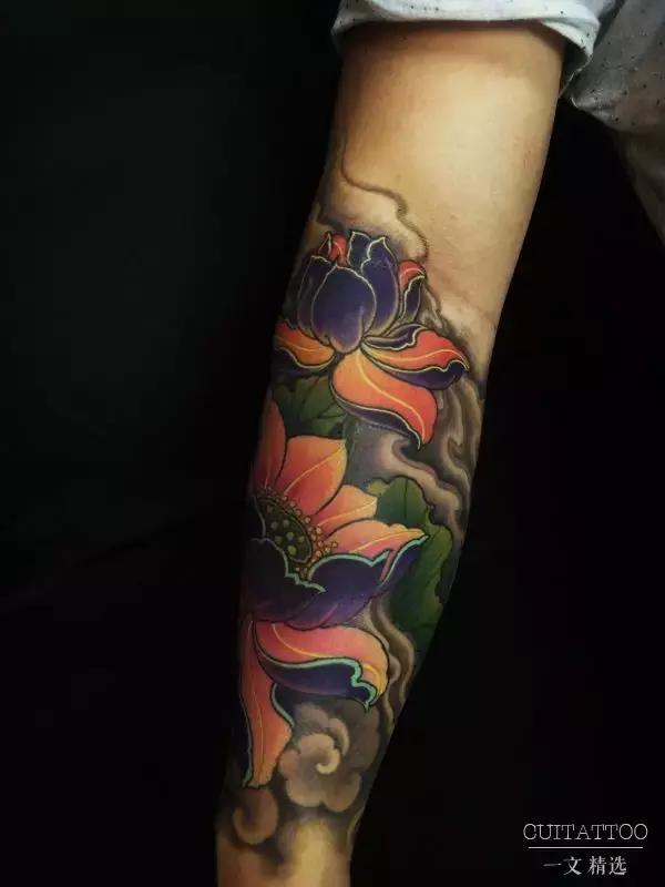 刘文龙纹身,中国古文字纹身图案手稿