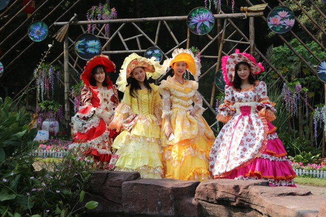 广州莲花山睡莲池,广州市莲花山睡莲