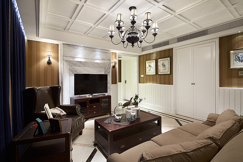 4房2厅2卫简约风格装修,160平方米房子装修美式轻奢
