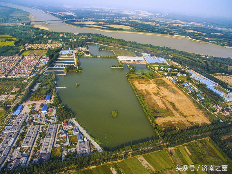 济南美里湖湿地,飞越济南