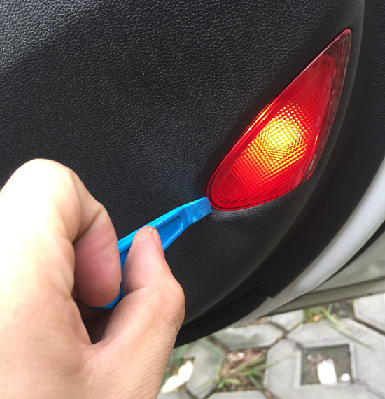 汽车迎宾灯改装,传祺m6pro迎宾灯改装