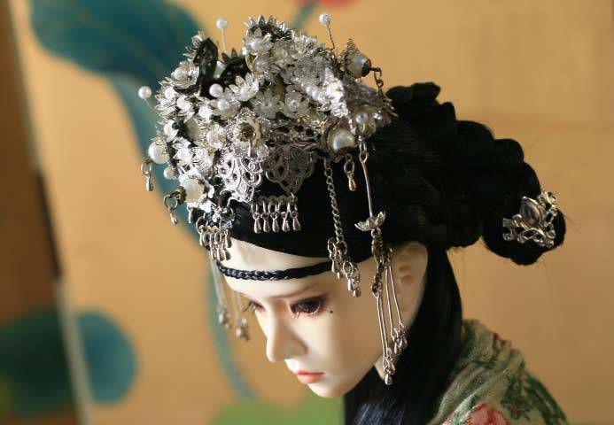 教你做娃娃汉服,手工古风人偶怎么做