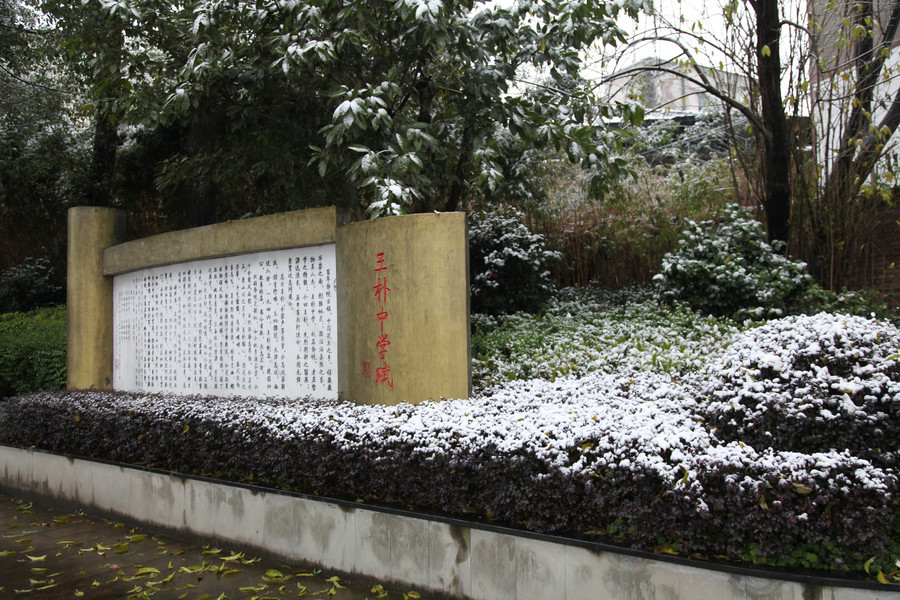 王朴中学校园美景,北碚区王朴中学