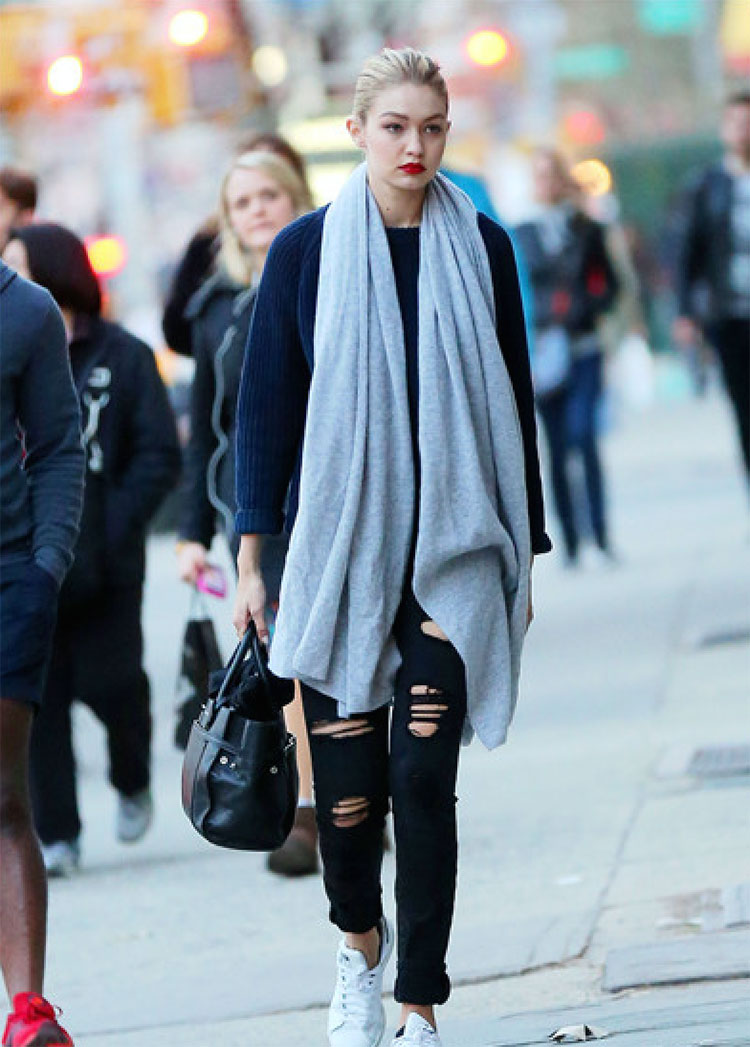 （女）汉纸！围上这条围巾，你就是大明星！