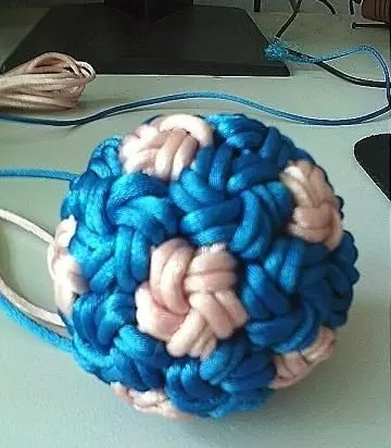 中国绳结球编法,中国结编法diy教程