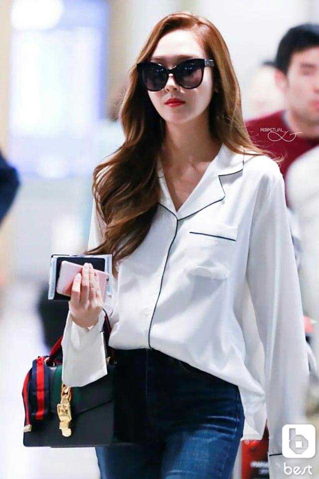 jessica郑秀妍爱马仕,jessica郑秀妍背的什么包