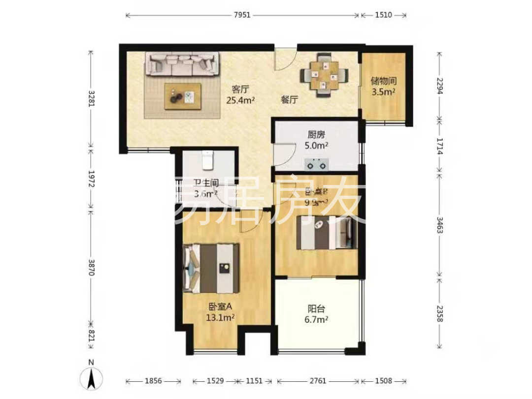 首付40万，能在中原区五龙口买个几居室？梧桐新语小区评测