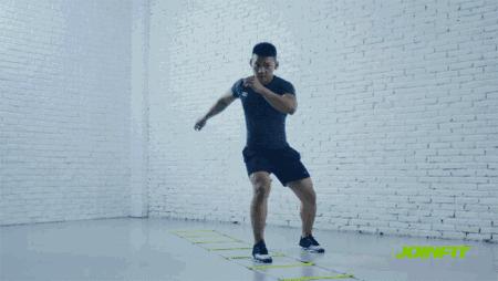 如何学会史上最厉害的凌波微步,利用敏捷梯练步伐