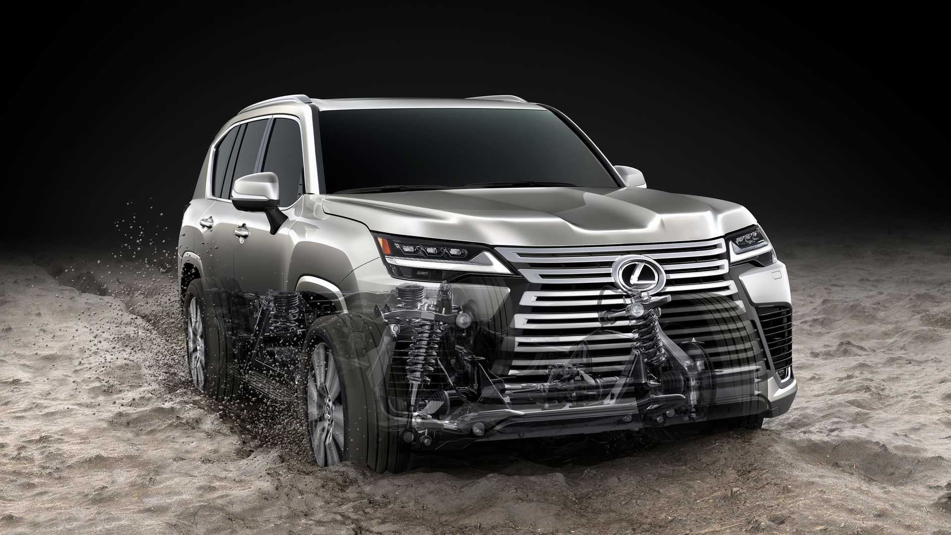 全新雷克萨斯LX600亮相,2022雷克萨斯lx600柴油版黑武士