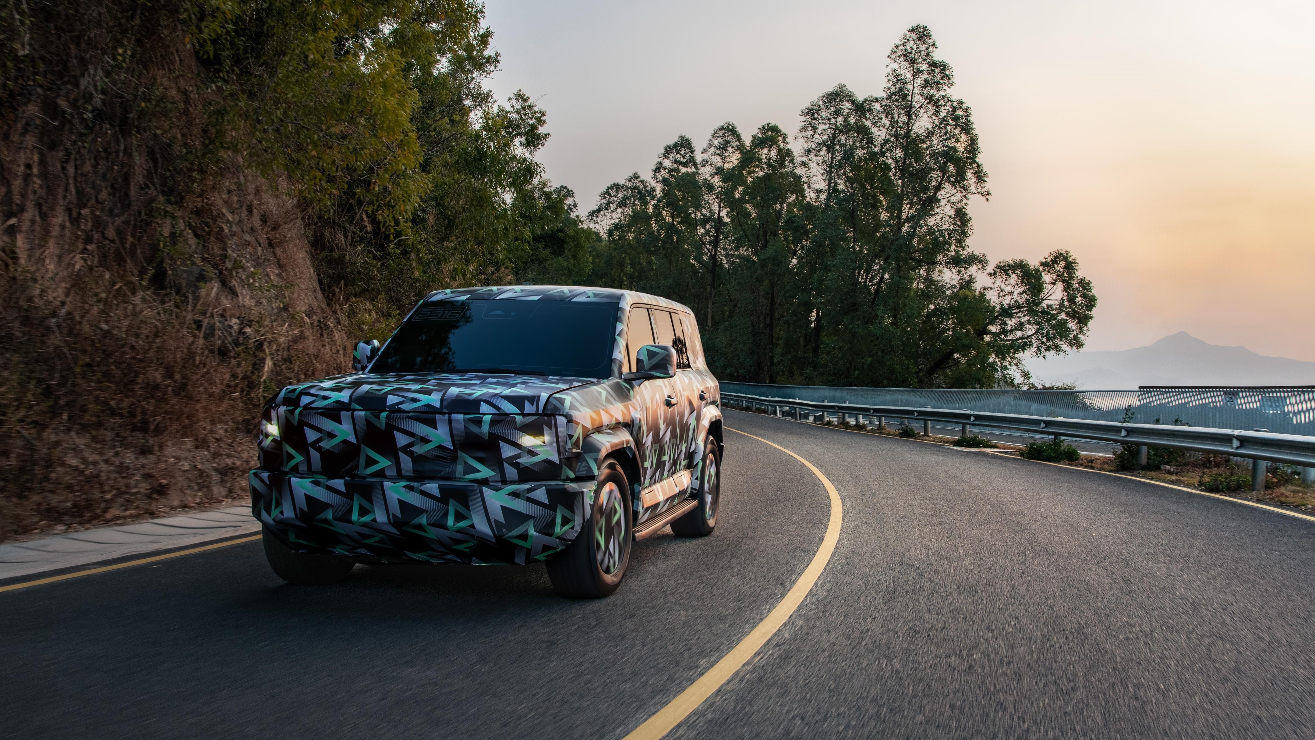 比亚迪方程豹豹5穿越n39,比亚迪f品牌首款suv谍照