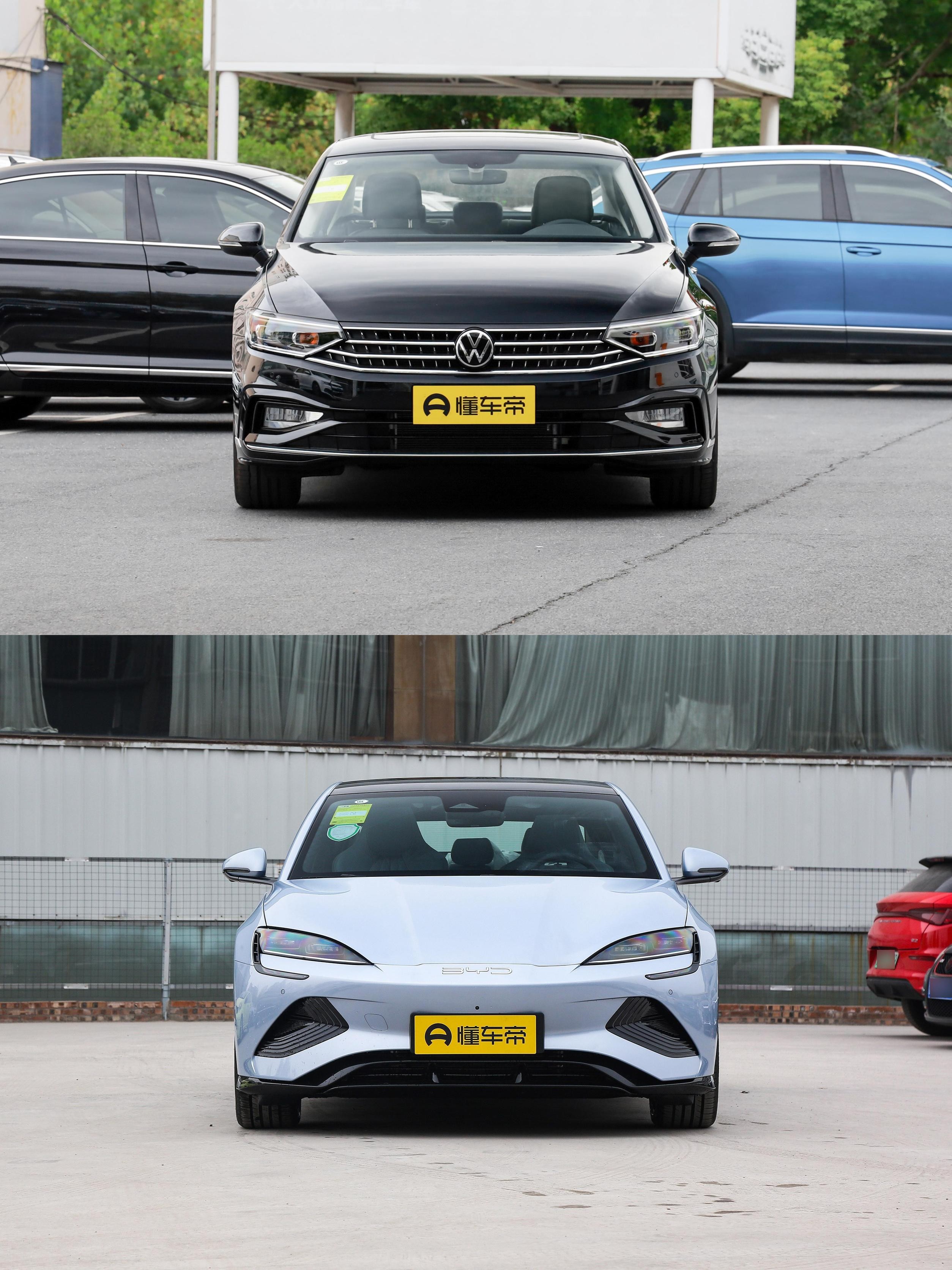 比亚迪海豹老款和冠军版怎么选,比亚迪海豹dmi与长安深蓝实车对比