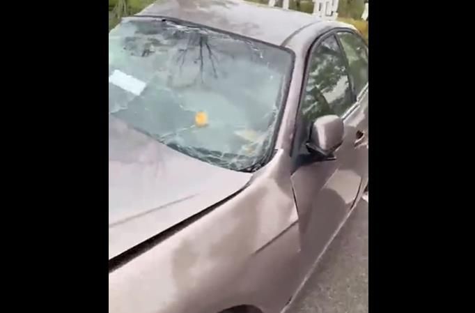 理想l9车祸图,理想l9与雪佛兰景程相撞