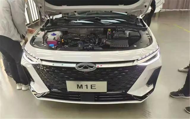 奇瑞m1e实车高清图再曝,奇瑞m1e发布与上市时间