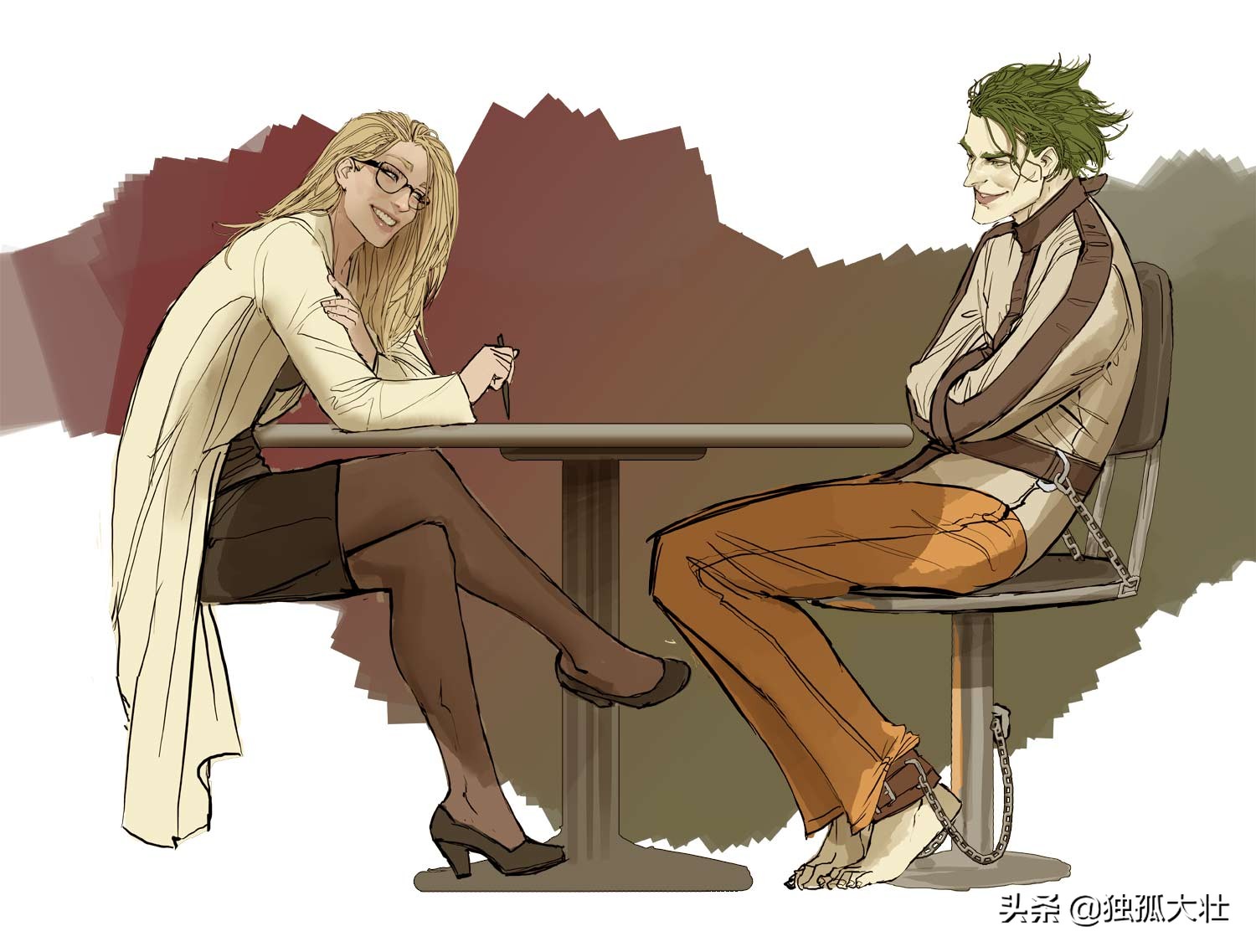 dc漫画黄金时代的小丑,dc小丑漫画致命玩笑