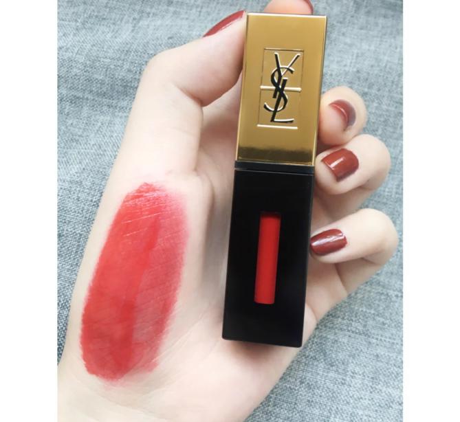 ysl唇釉617610,圣罗兰水光唇釉617和613