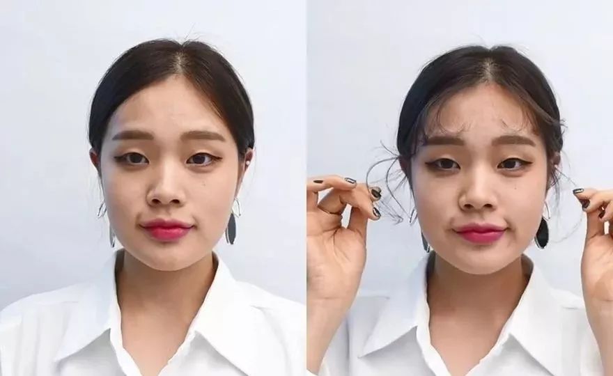 大脸额头高女生适合的发型怎么扎,高额头脸大发型设计女