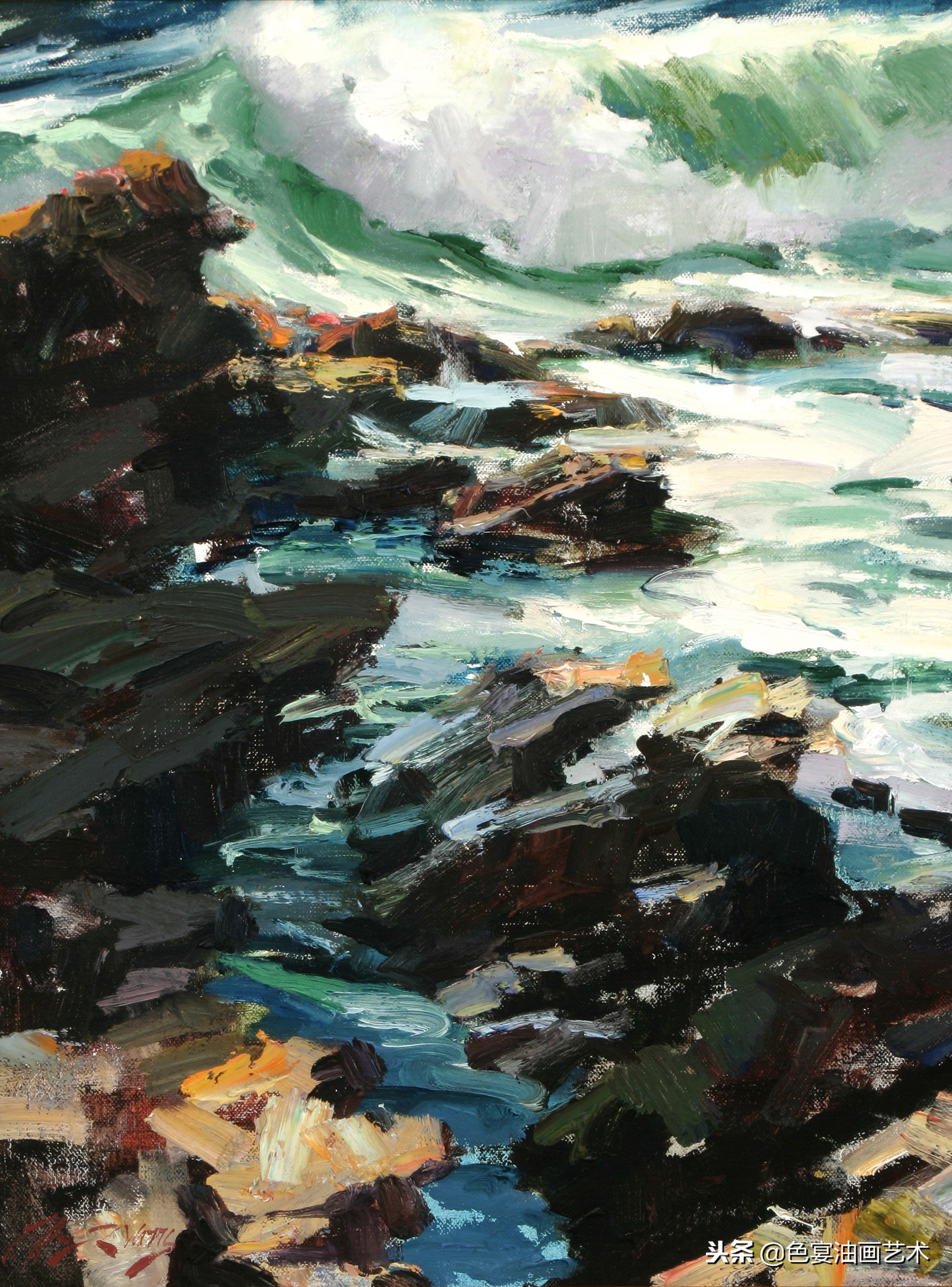 俄罗斯油画大师风景油画教程视频,油画大师油画风景创作教学视频