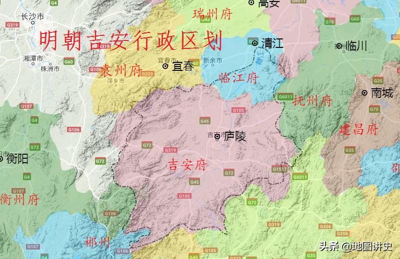 吉安行政区划图变化,吉安行政区划调整最新消息