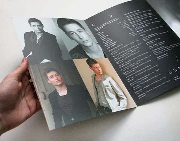 招生三折页设计,富有高级感的三折页设计