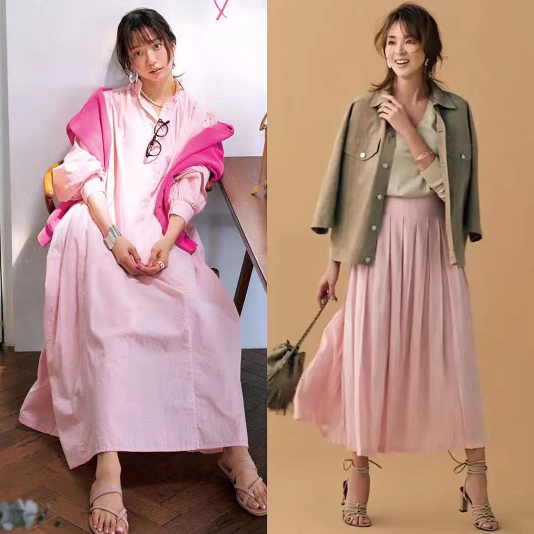 粉色慵懒风上衣搭配,粉色短上衣甜美风穿搭