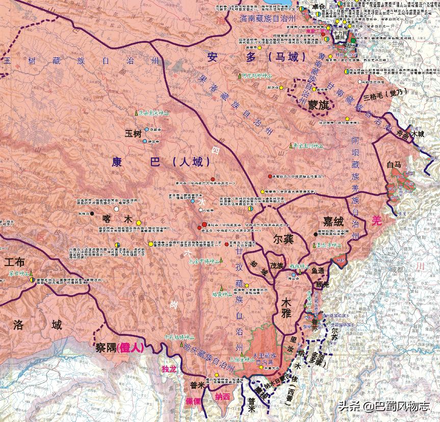 甘孜州和阿坝州的山怎么不一样,甘孜阿坝和西藏的区别