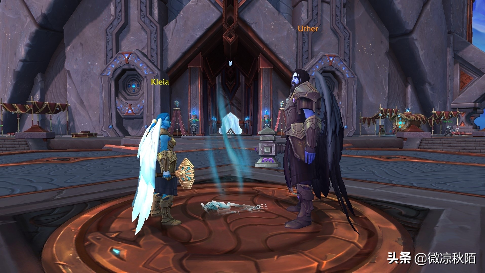 阿尔萨斯被乌瑟尔扔进噬渊动画,魔兽世界阿尔萨斯背景故事