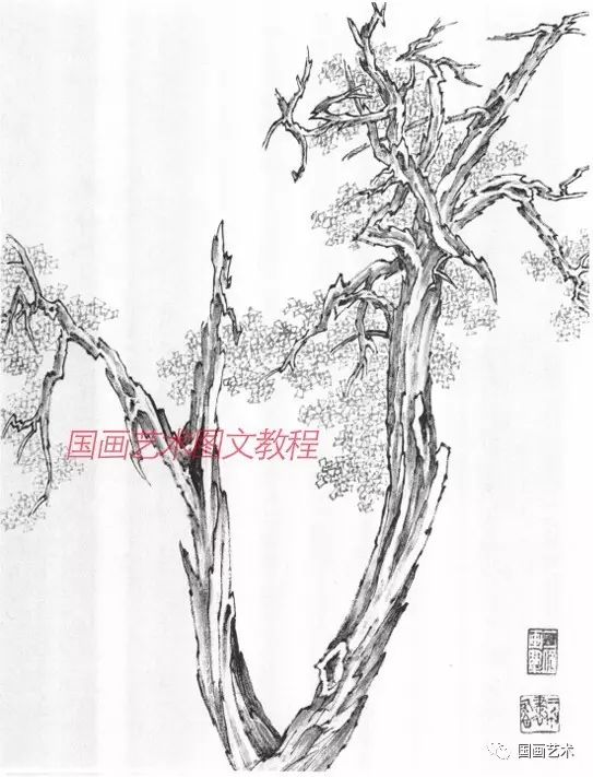 老春山水画基础技法,中国山水画技法教学王岳岗