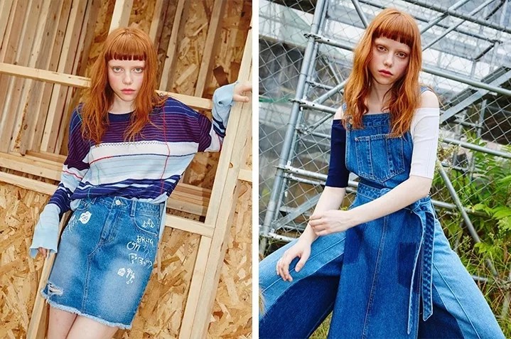 三款小众t恤,清新多色撞色t恤