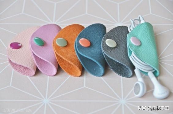 手工编织耳机收纳包,声阔耳机收纳包